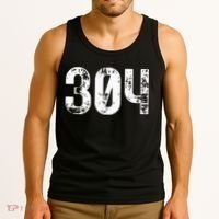 304 Area Code West Virginia Mobile Telephone Area Code 304 Tank Top thumb 3