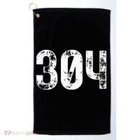 304 Area Code West Virginia Mobile Telephone Area Code 304 Golf Towel thumb 0