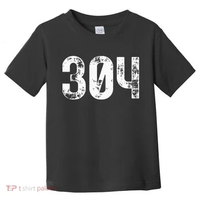 304 Area Code West Virginia Mobile Telephone Area Code 304 Toddler T-Shirt