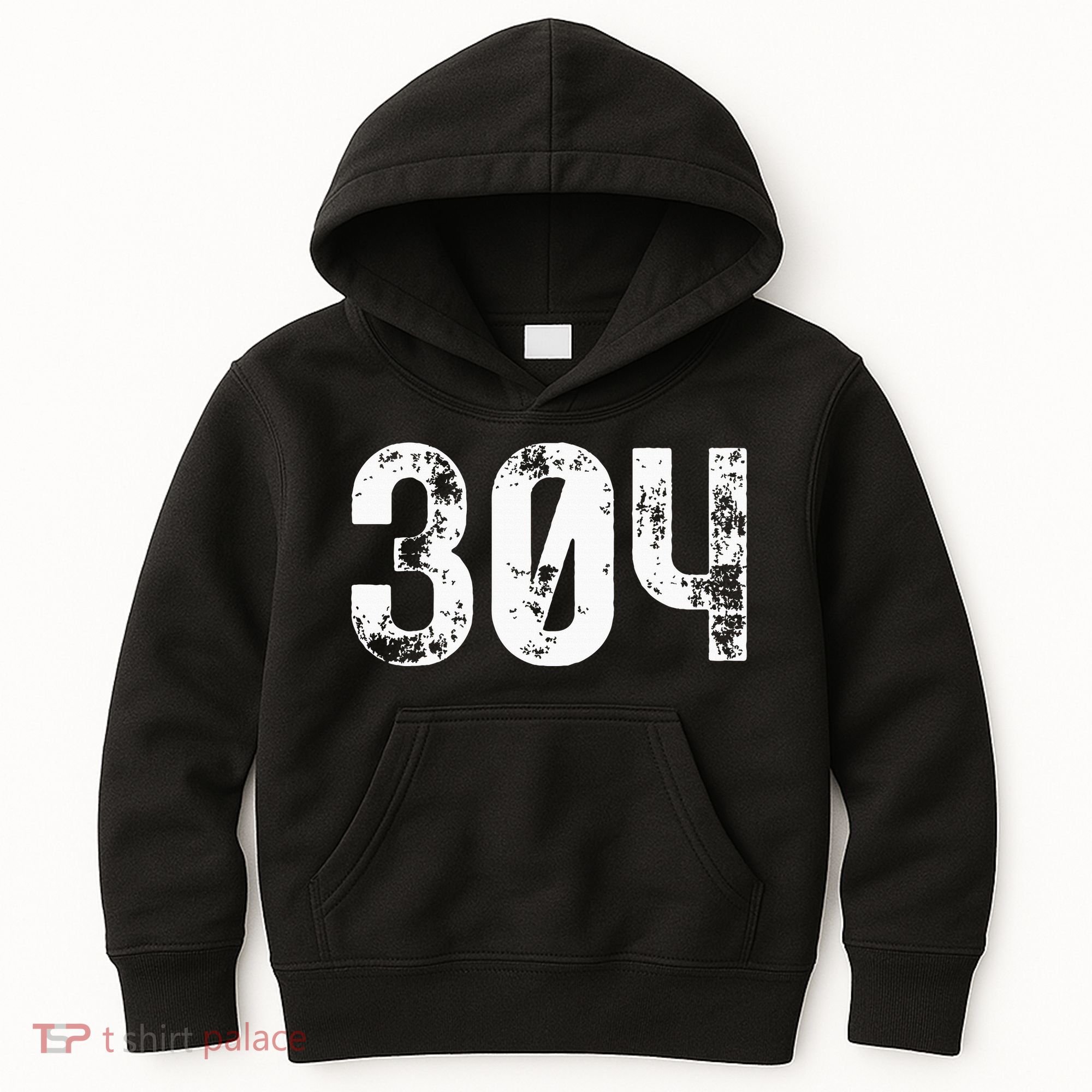 304 Area Code West Virginia Mobile Telephone Area Code 304 Kids Hoodie