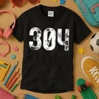 304 Area Code West Virginia Mobile Telephone Area Code 304 Kids T-Shirt thumb 3