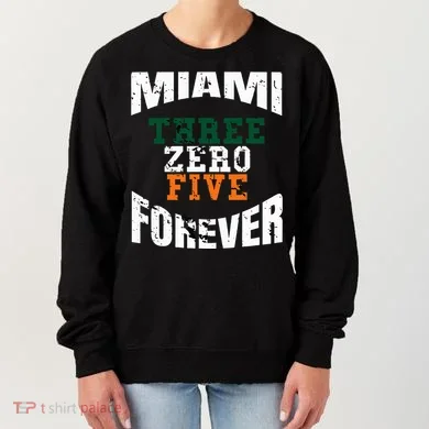 305 Area Code Three Zero Five Miami Women's Sweatshirt