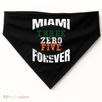 305 Area Code Three Zero Five Miami USA-Made Doggie Bandana