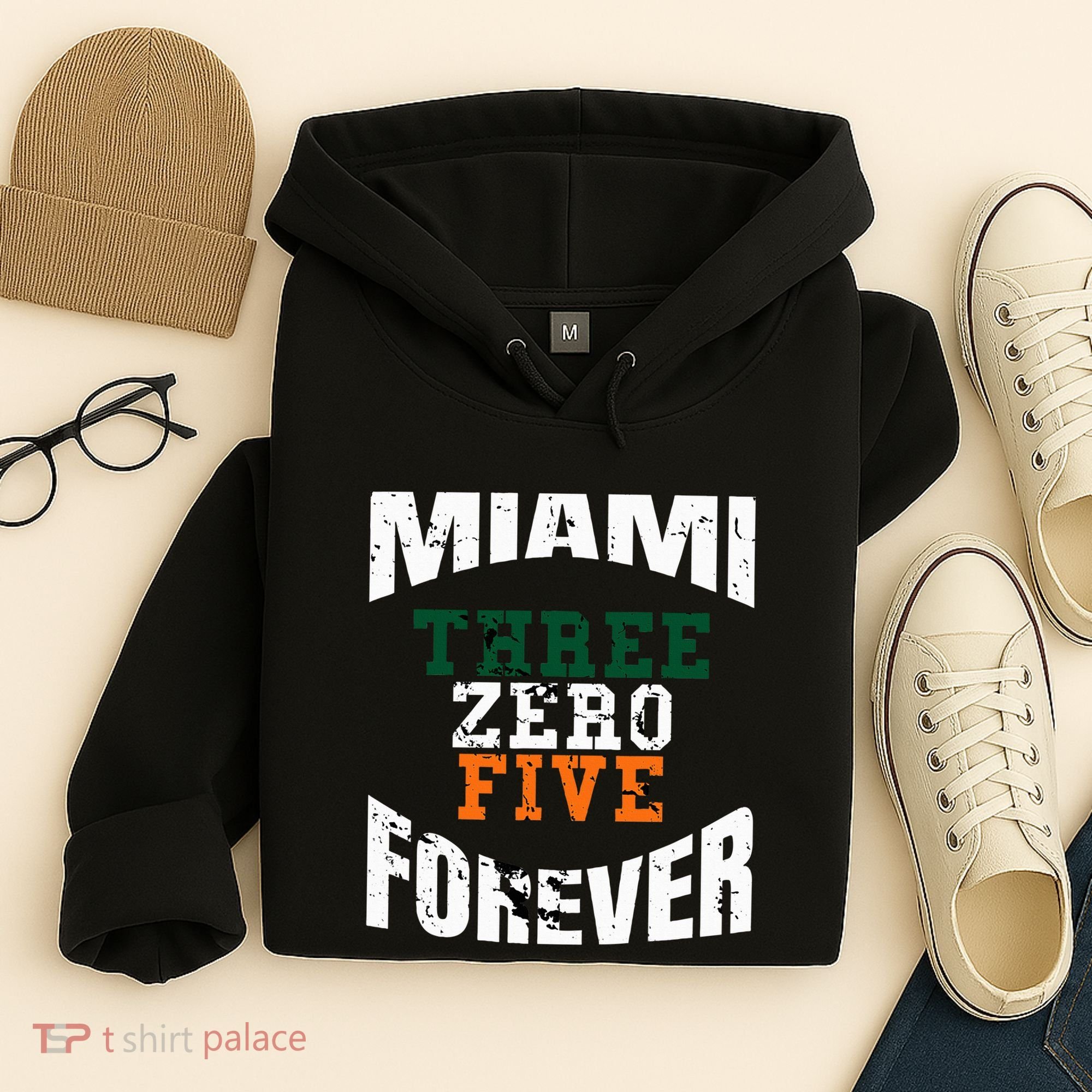 305 Area Code Three Zero Five Miami Hoodie
