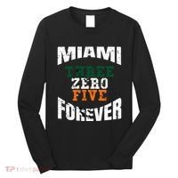 305 Area Code Three Zero Five Miami Long Sleeve Shirt thumb 0