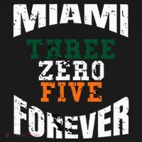 305 Area Code Three Zero Five Miami Long Sleeve Shirt thumb 2