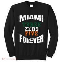 305 Area Code Three Zero Five Miami Sweatshirt thumb 0