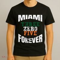 305 Area Code Three Zero Five Miami T-Shirt thumb 3