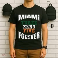 305 Area Code Three Zero Five Miami T-Shirt thumb 6