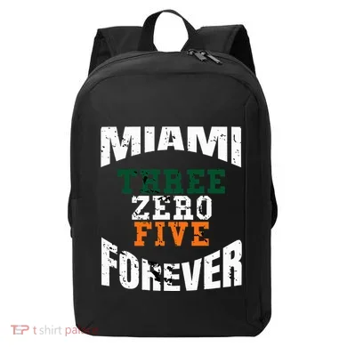 305 Area Code Three Zero Five Miami Modern Backpack