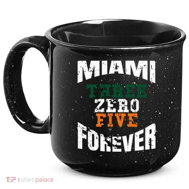 305 Area Code Three Zero Five Miami 15oz Campfire Ceramic Mug