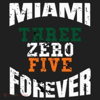 305 Area Code Three Zero Five Miami Beanie thumb 2