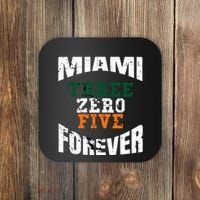 305 Area Code Three Zero Five Miami Coaster thumb 0