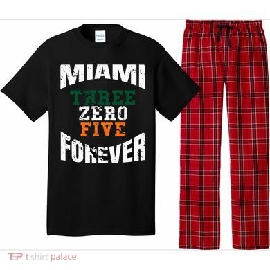 305 Area Code Three Zero Five Miami Pajama Set