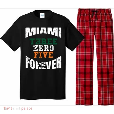 305 Area Code Three Zero Five Miami Pajama Set