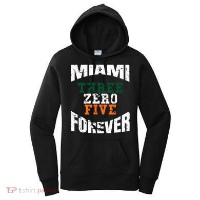 305 Area Code Three Zero Five Miami Women's Hoodie