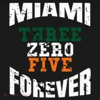 305 Area Code Three Zero Five Miami Magnet thumb 1