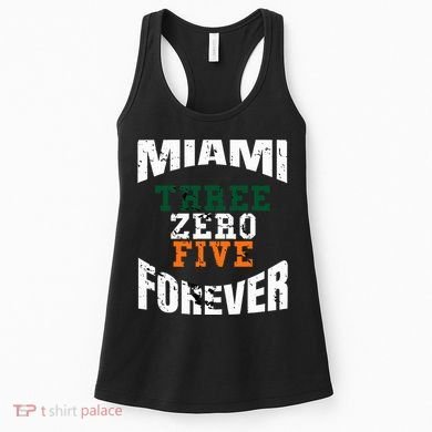 305 Area Code Three Zero Five Miami Women's Tank Top