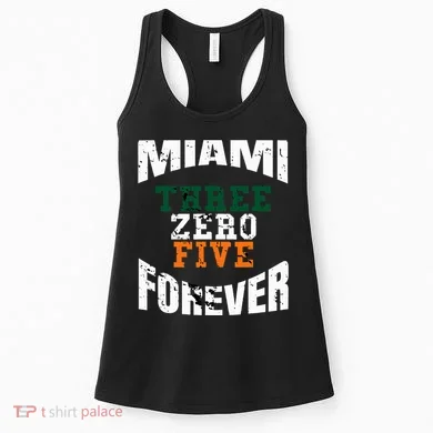 305 Area Code Three Zero Five Miami Women's Tank Top
