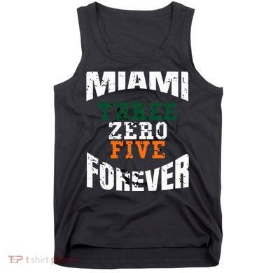 305 Area Code Three Zero Five Miami Tank Top