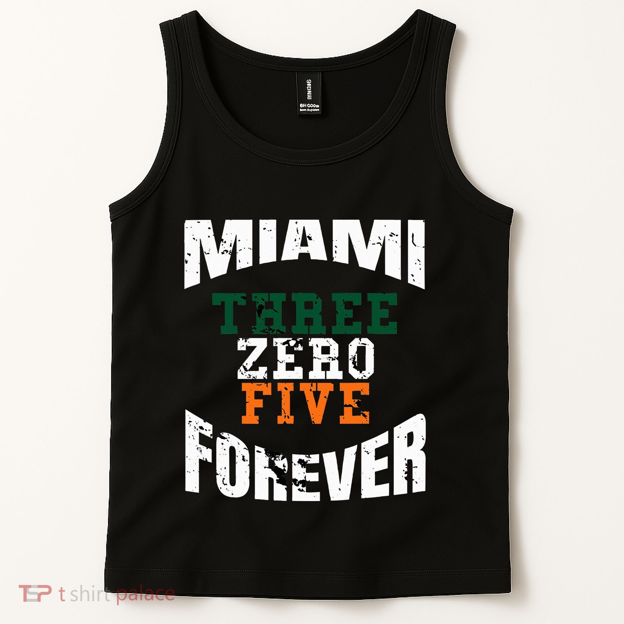 305 Area Code Three Zero Five Miami Tank Top