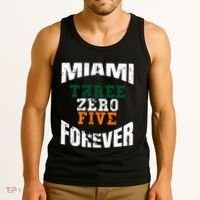 305 Area Code Three Zero Five Miami Tank Top thumb 3