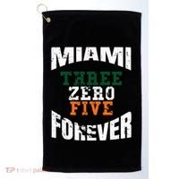 305 Area Code Three Zero Five Miami Golf Towel thumb 0