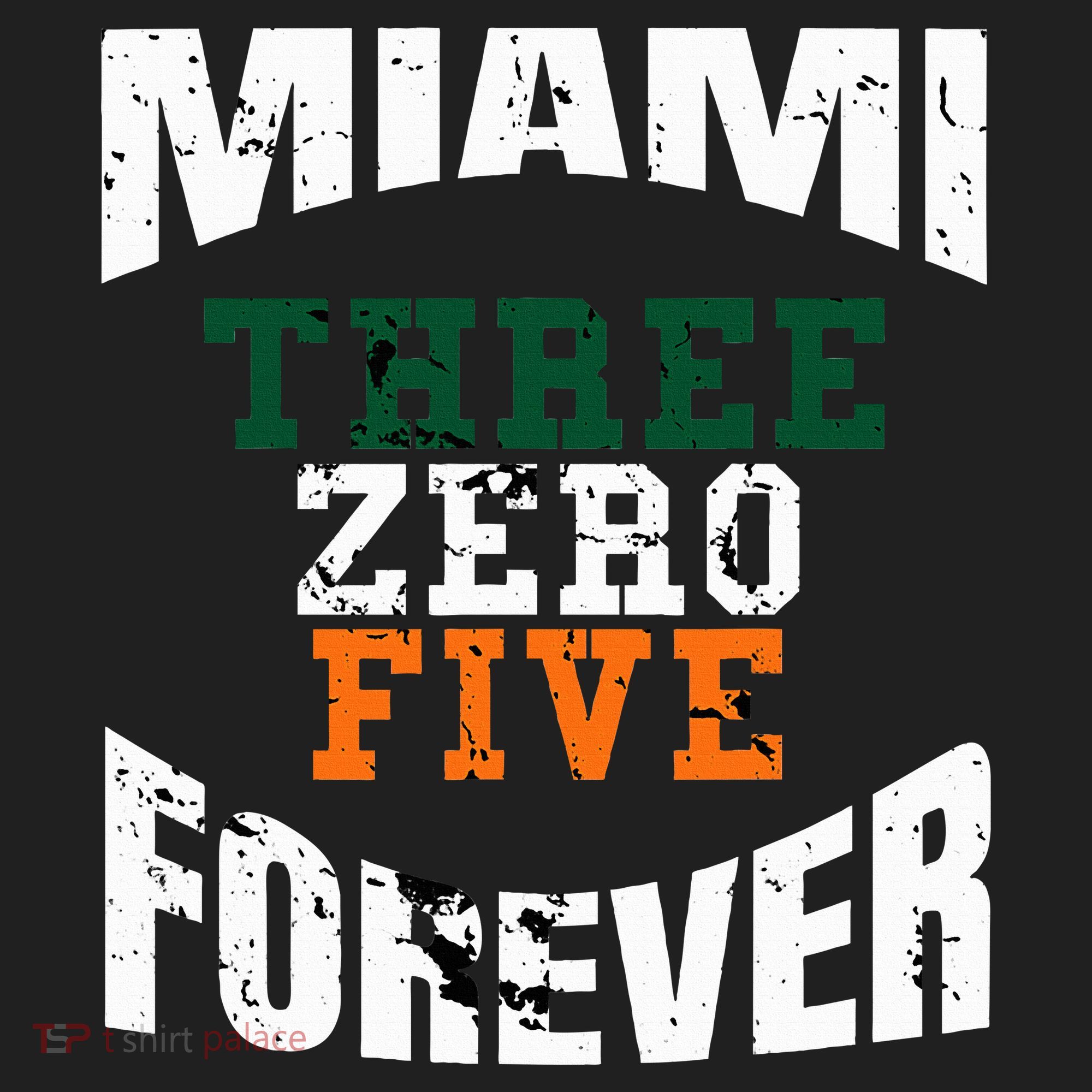 305 Area Code Three Zero Five Miami Golf Towel