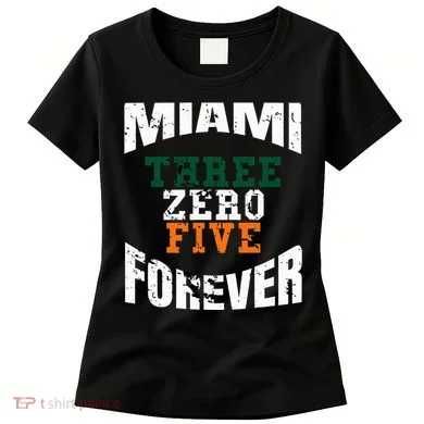 305 Area Code Three Zero Five Miami Women's T-Shirt