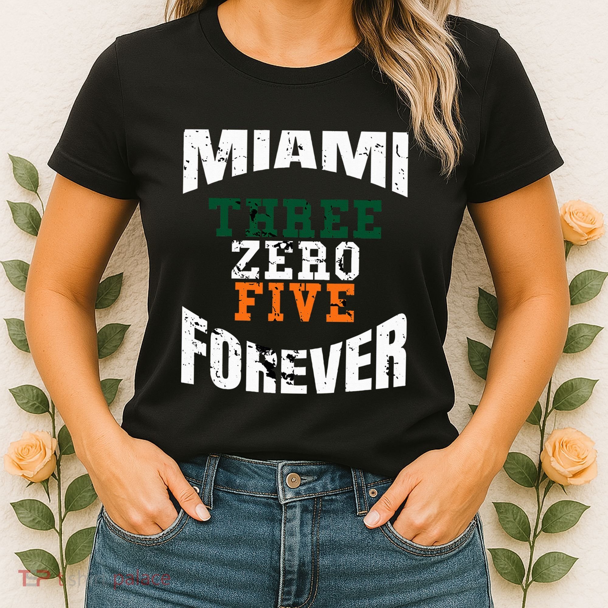 305 Area Code Three Zero Five Miami Women's T-Shirt