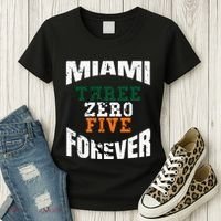 305 Area Code Three Zero Five Miami Women's T-Shirt thumb 3