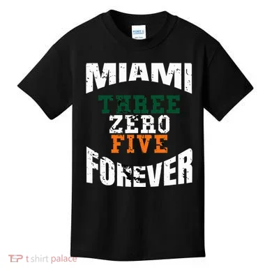 305 Area Code Three Zero Five Miami Kids T-Shirt
