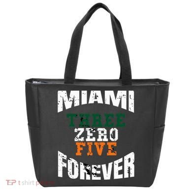 305 Area Code Three Zero Five Miami Tote Bag