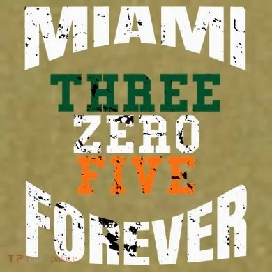 305 Area Code Three Zero Five Miami Garment-Dyed Women's Muscle Tee