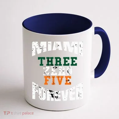 305 Area Code Three Zero Five Miami Coffee Mug back