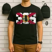 305 Area Code Flag Of Florida Miamidade County T-Shirt thumb 6