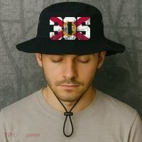 305 Area Code Flag Of Florida Miamidade County Bucket Hat thumb 2