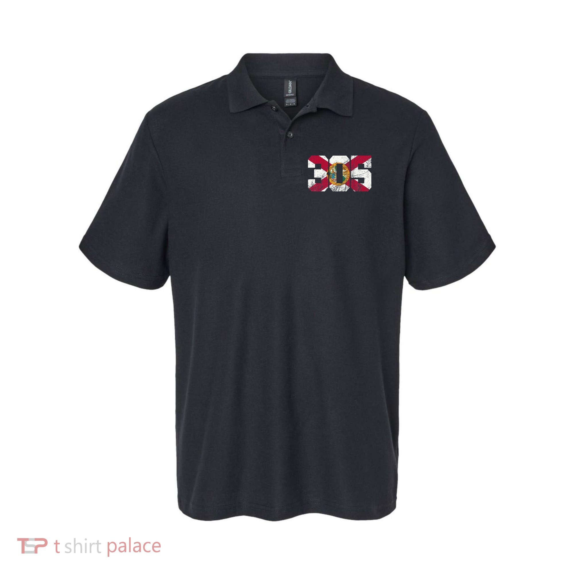 305 Area Code Flag Of Florida Miamidade County Polo