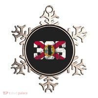 305 Area Code Flag Of Florida Miamidade County Ornament thumb 0