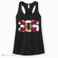 305 Area Code Flag Of Florida Miamidade County Women's Tank Top thumb 0