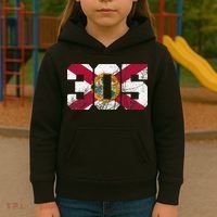 305 Area Code Flag Of Florida Miamidade County Kids Hoodie thumb 3