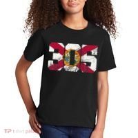 305 Area Code Flag Of Florida Miamidade County Kids T-Shirt thumb 2