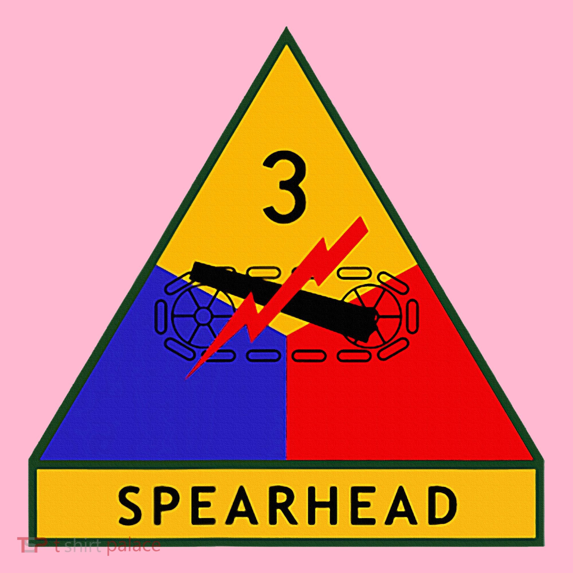 3rd Armored Division Army Wwii Spearhead Coaster