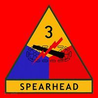 3rd Armored Division Army Wwii Spearhead Santa Hat thumb 1