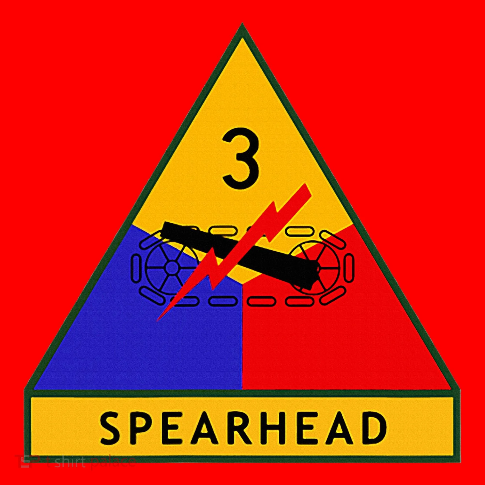 3rd Armored Division Army Wwii Spearhead Santa Hat