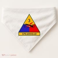 3rd Armored Division Army Wwii Spearhead USA-Made Doggie Bandana thumb 0