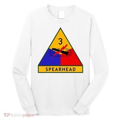 3rd Armored Division Army Wwii Spearhead Long Sleeve Shirt
