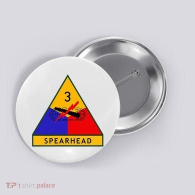 3rd Armored Division Army Wwii Spearhead Button
