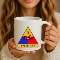 3rd Armored Division Army Wwii Spearhead Coffee Mug thumb 3