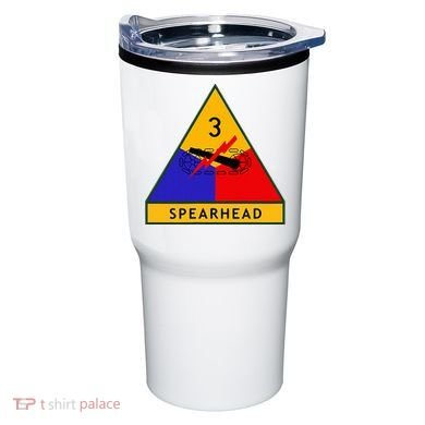 3rd Armored Division Army Wwii Spearhead Tumbler